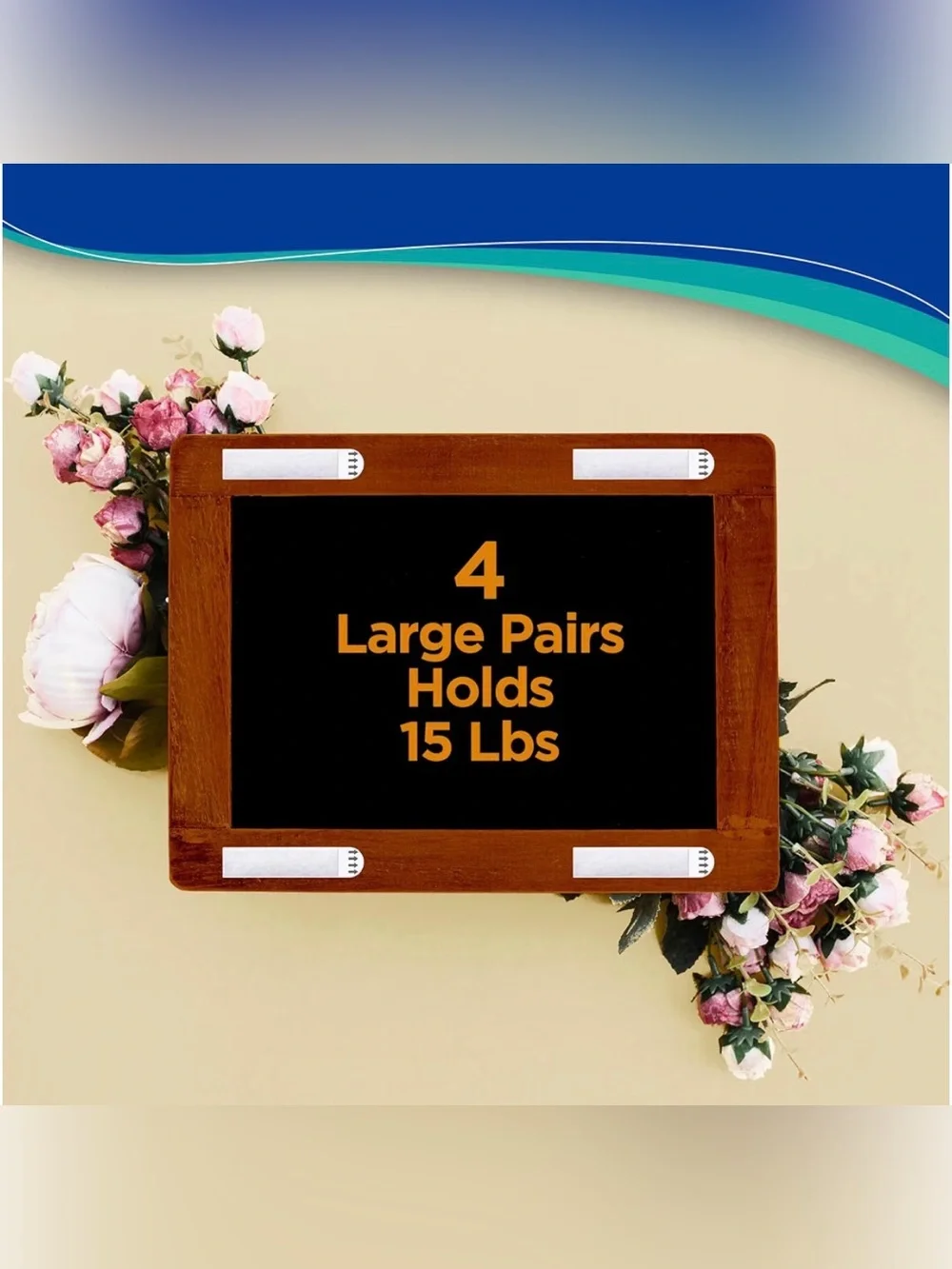 Picture Hanging Strips - White (Pack of 64)32 pairs